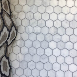 DIY Tiling with Marble- Bathroom One Room Challenge Week 4