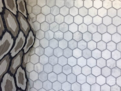 DIY Tiling with Marble- Bathroom One Room Challenge Week 4
