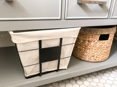 The challenge of open storage in bathrooms- tips and tricks and questions