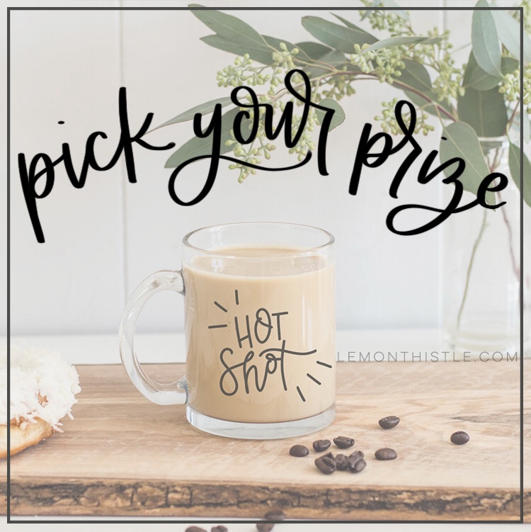pick your prize giveaway