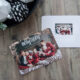 How to add your own (handlettered!) design to photo cards for the holidays- plus free download of my Merry Happy design