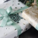 The easiest way to cut fabric for fabric ribbon- beautiful for holiday gift wrap!