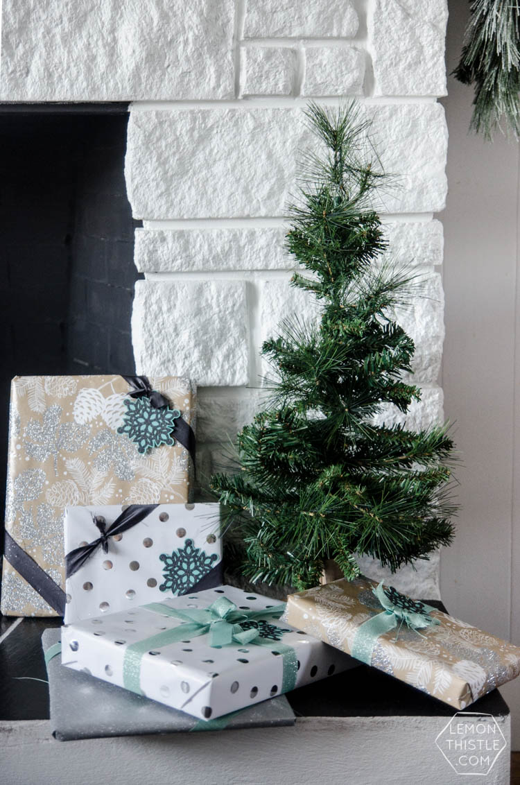 The easiest way to cut fabric for fabric ribbon- beautiful for holiday gift wrap!