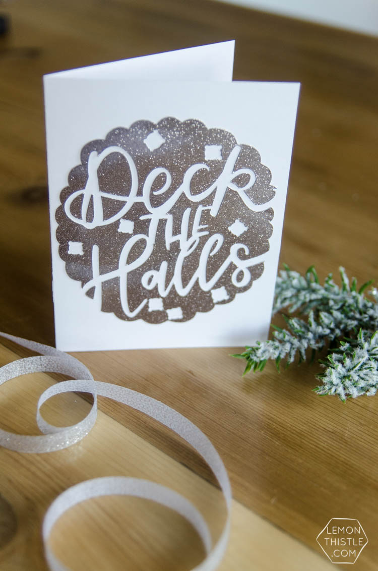 Hand Lettered Holiday Cards- SVG Cut Files available for a limited time in a bundle deal