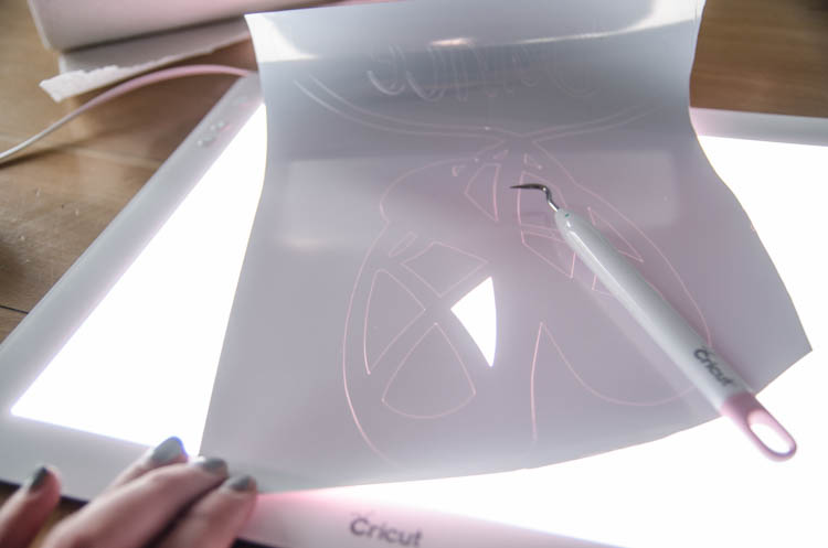 DIY Dance Bag with metallic iron on (free design!)