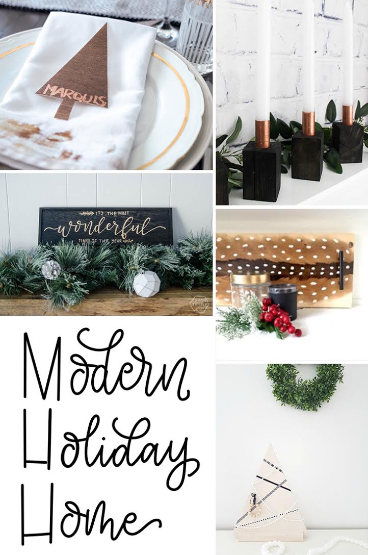 Wooden DIY Christmas Decorations for your Modern Holiday Home