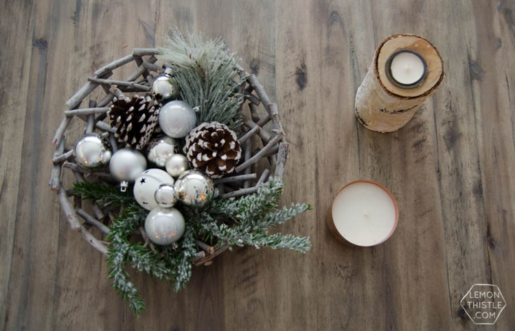 Modern Christmas Decorations- love this Family Friendly Holiday Home tour