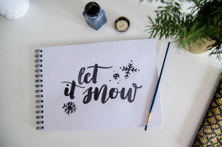 Modern Christmas Decorations- love this Family Friendly Holiday Home tour