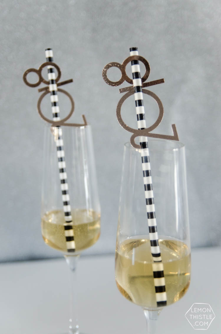 DIY NYE Cake Topper (With Fonts &amp; Cricut!) Lemon Thistle