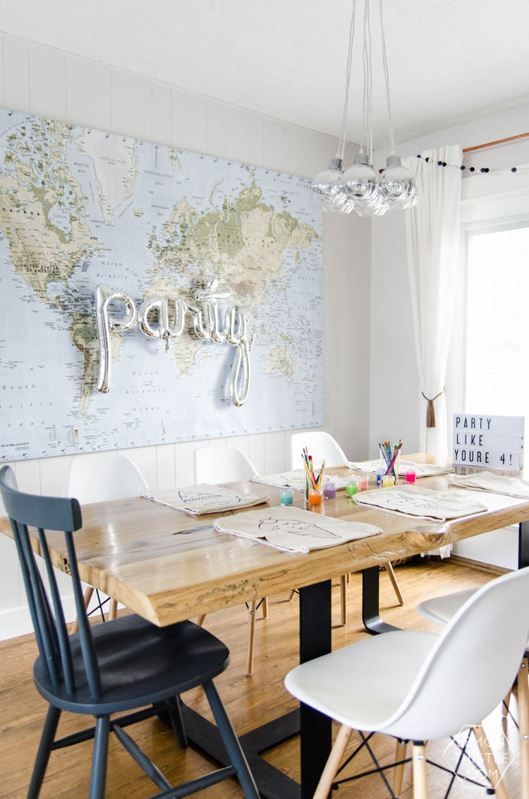 A modern DIY Ice cream party- the perfect kids birthday party- plus, it's gender neutral!