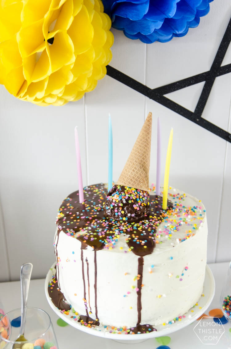 A modern DIY Ice cream party- the perfect kids birthday party- plus, it's gender neutral!