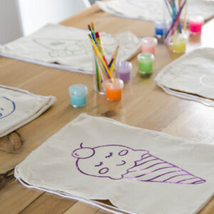 These DIY Ice Cream Party Bags are SO FUN! I love the free designs and how kids can paint their own. Perfect for a kids birthday party