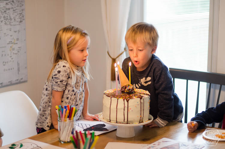 A modern DIY Ice cream party- the perfect kids birthday party- plus, it's gender neutral!