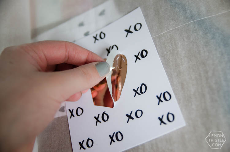 DIY Foiled Valentines Day Cards- I love that purple foil! Plus I love that you can do this with a simple laminator 