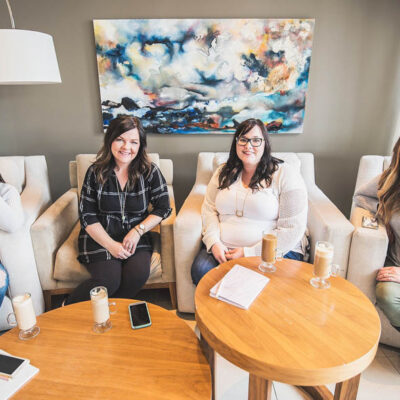 group photo of bloggers from the Q&A series