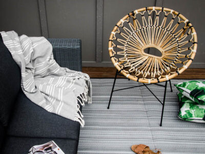 Modern patio set up