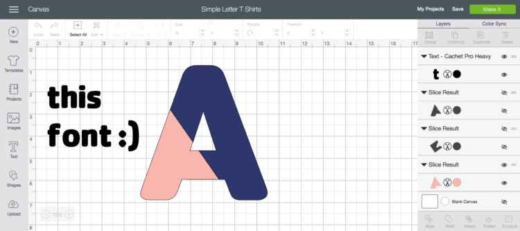 Screen shot of project I've prepared