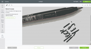Screenshot: How to upload your own files to Cricut Design Space
