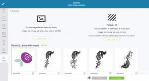 Upload an SVG File to Design Space- Screenshot