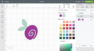 Screenshot: how to upload an SVG file to Cricut design space.