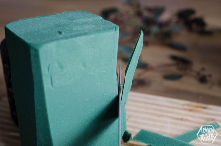 Cut Floral Foam to Size