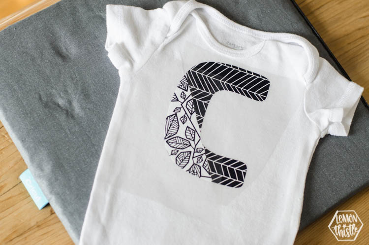How to apply two pieces of patterned vinyl at one time