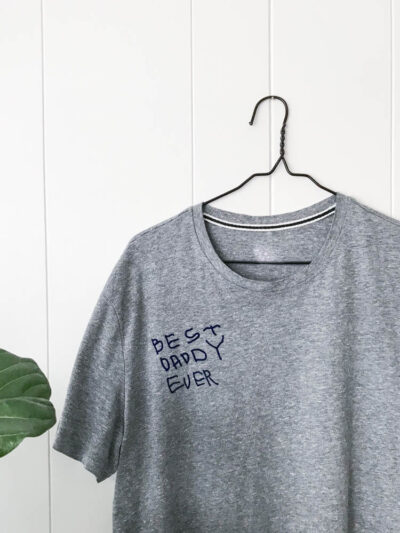 DIY Father's Day Gift Idea- Best Daddy Ever Tee Shirt