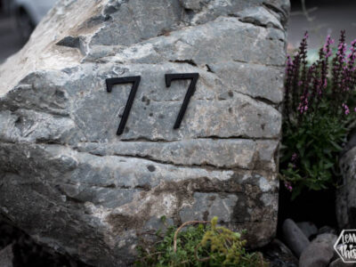 DIY Modern Address Rock for Curb Appeal / How to drill into rock