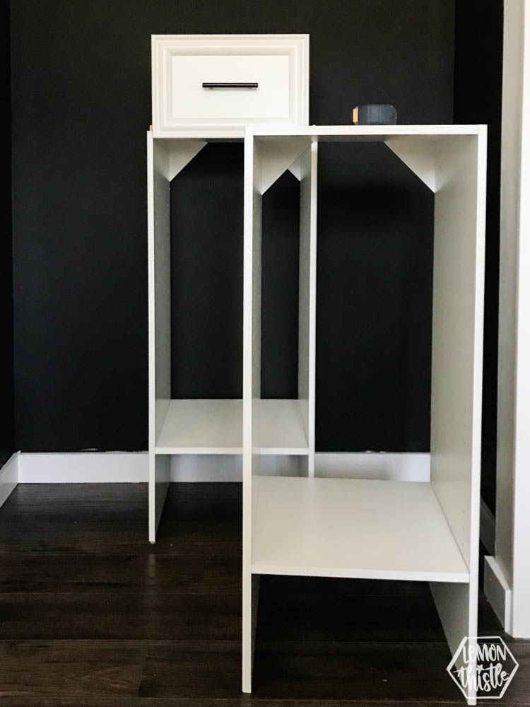 Build it yourself closet organizer