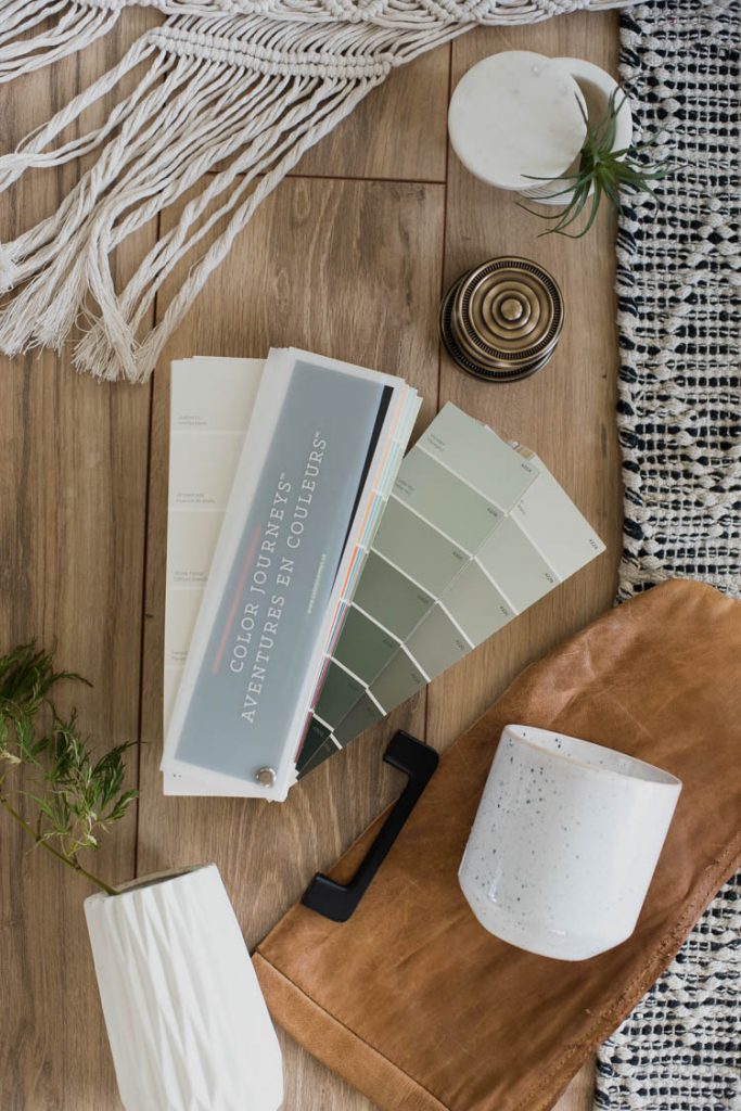 choosing paint colours!