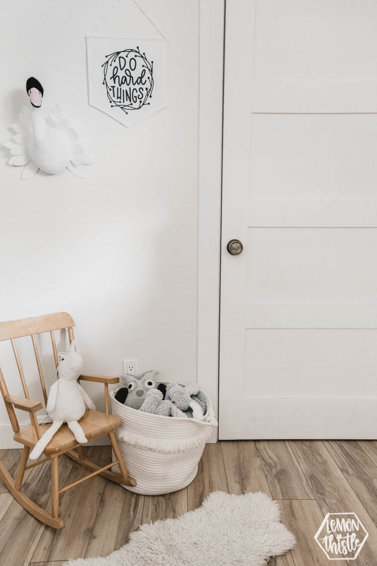 Cute kids room - beautiful brass door knob