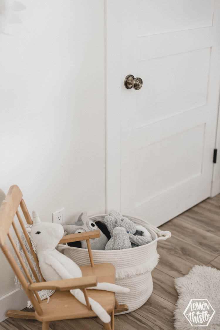 Cute kids room - beautiful brass door knob