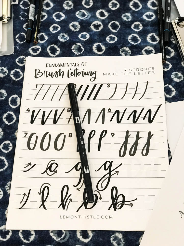 Brush lettering workshops! If you've wanted to learn hand lettering #kamloops