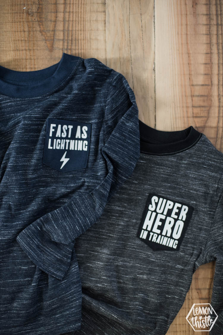 DIY Pocket Tees with Cricut