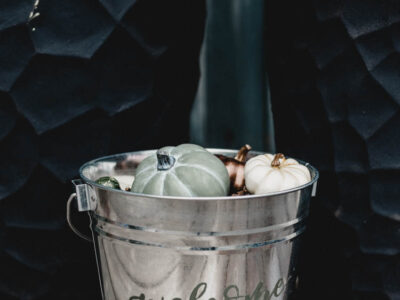 DIY Fall decor... reversible for halloween!