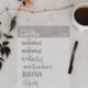 Free printable hand lettering practice sheet for autumn- to be used with small brush pens