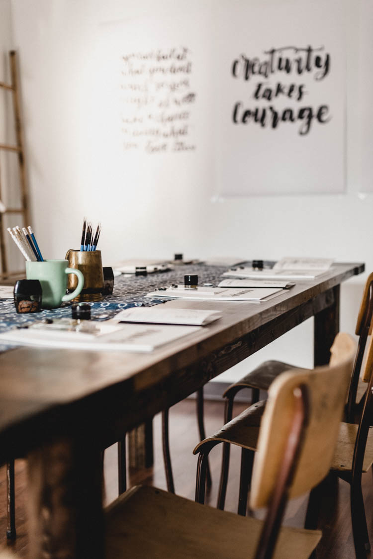 Brush lettering workshops! If you've wanted to learn hand lettering #kamloops