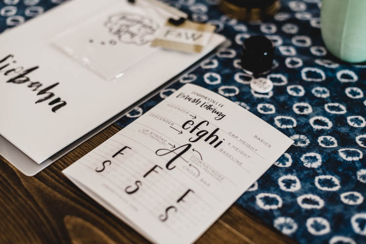 Brush lettering workshops! If you've wanted to learn hand lettering #kamloops