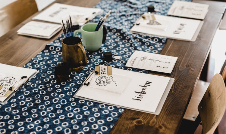 Brush lettering workshops! If you've wanted to learn hand lettering #kamloops