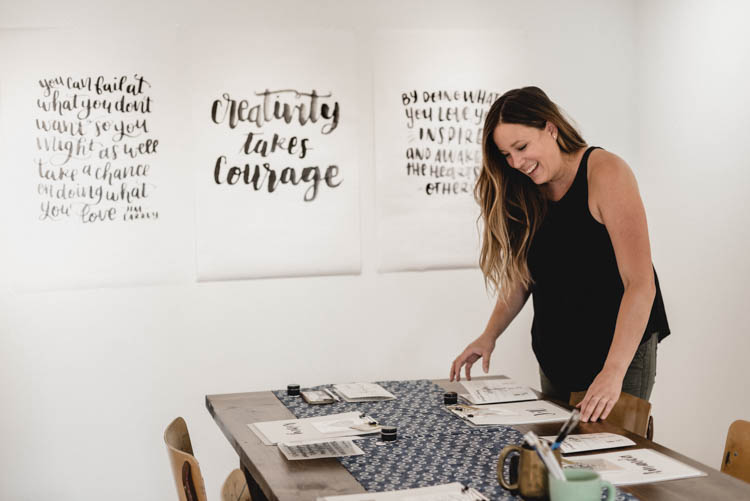 Brush Lettering Workshops Recap