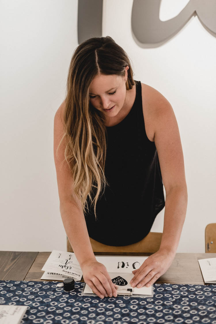 Brush lettering workshops! If you've wanted to learn hand lettering #kamloops
