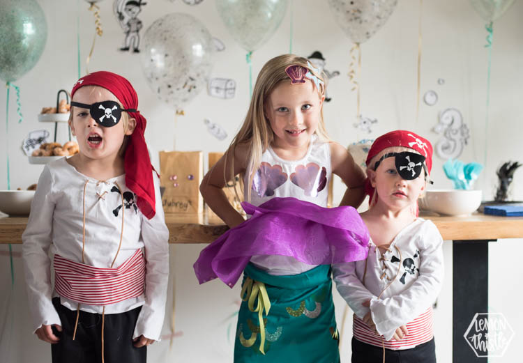 Diy Mermaid And Pirate Costumes With Cricut Lemon Thistle - Homemade Diy Pirate Costume Girl