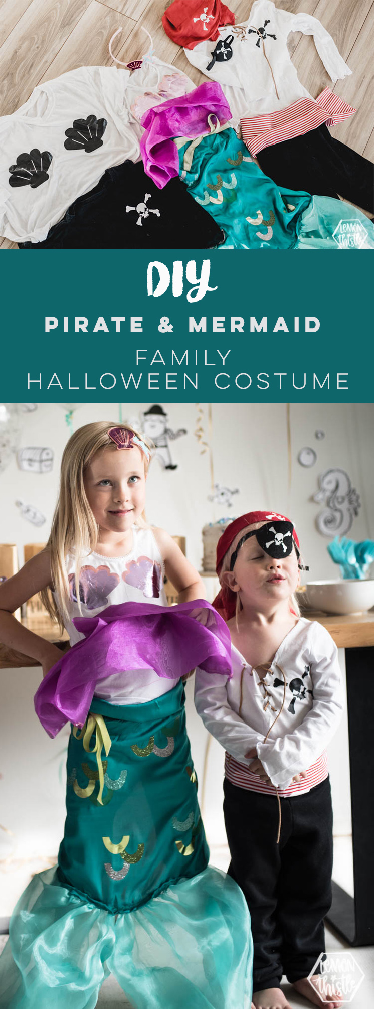 DIY Pirate & Mermaid Costumes with Cricut