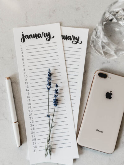 2019 Calendars - Free Printable list style calendars- perpetual for birthdays