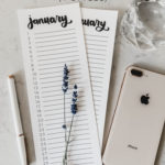 2019 Calendars - Free Printable list style calendars- 4 DIFFERENT STYLES