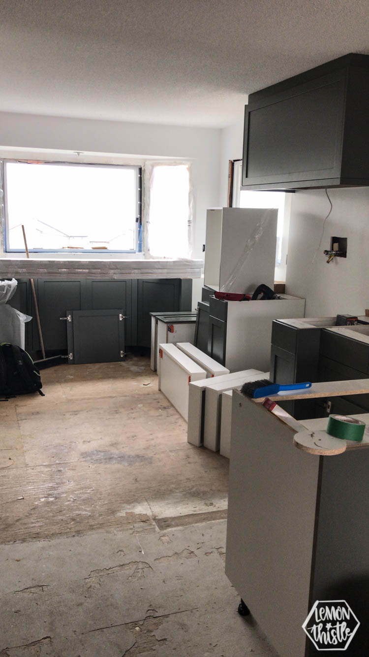 Cabinet Install! Kitchen Remodel progress update