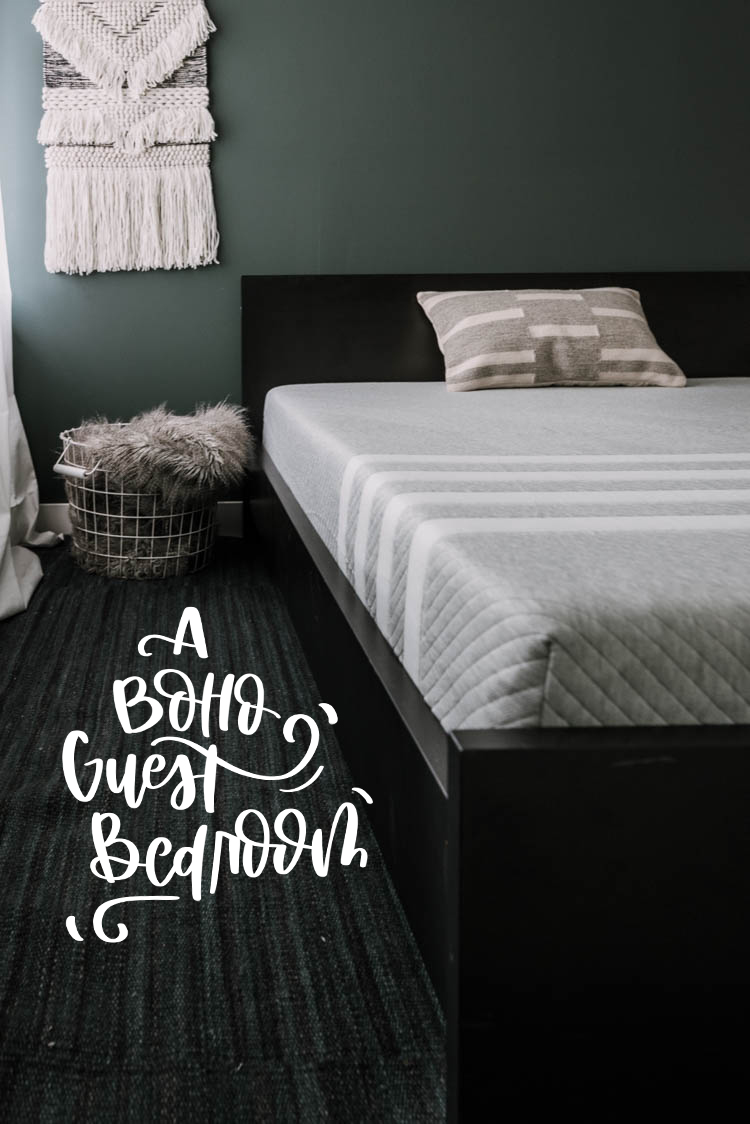 Boho Guest Bedroom plus mattress review