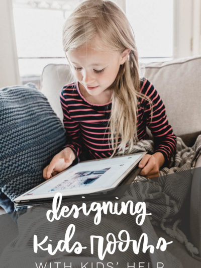 Text overlay - Tips to design your kids bedroom WITH them not just or them... and still love how it looks