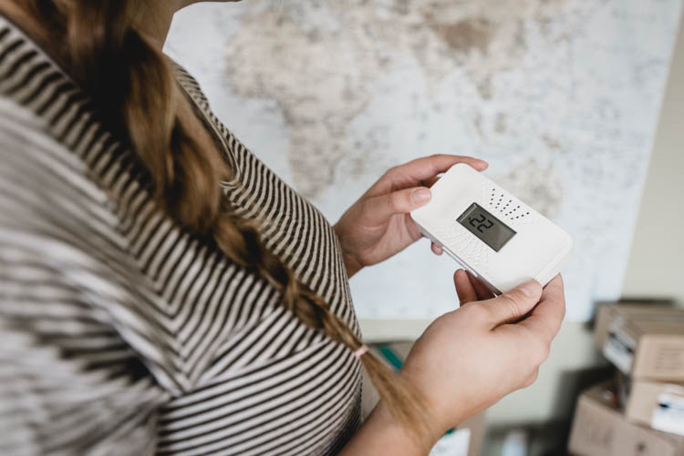Install new smoke detectors when you move for safety