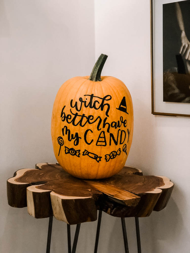 Halloween Hand Lettered Pumpkins